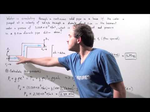 Bernoulli's Equation Example