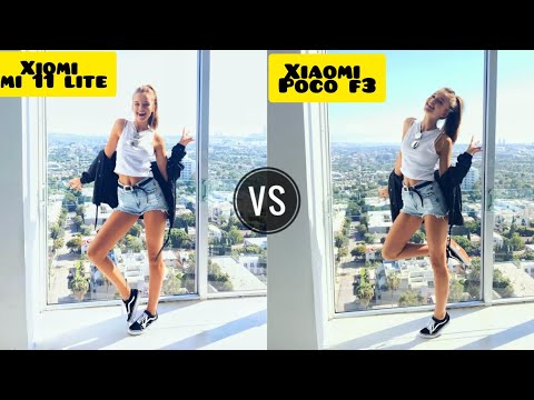 xiaomi mi 11 lite vs xiaomi poco f3 camera comparisons test - best camera review 🔥