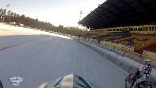 preview picture of video 'MOTUL FIM Ice Speedway Gladiators WC -  OnBoard practices with Dmitry Koltakov'