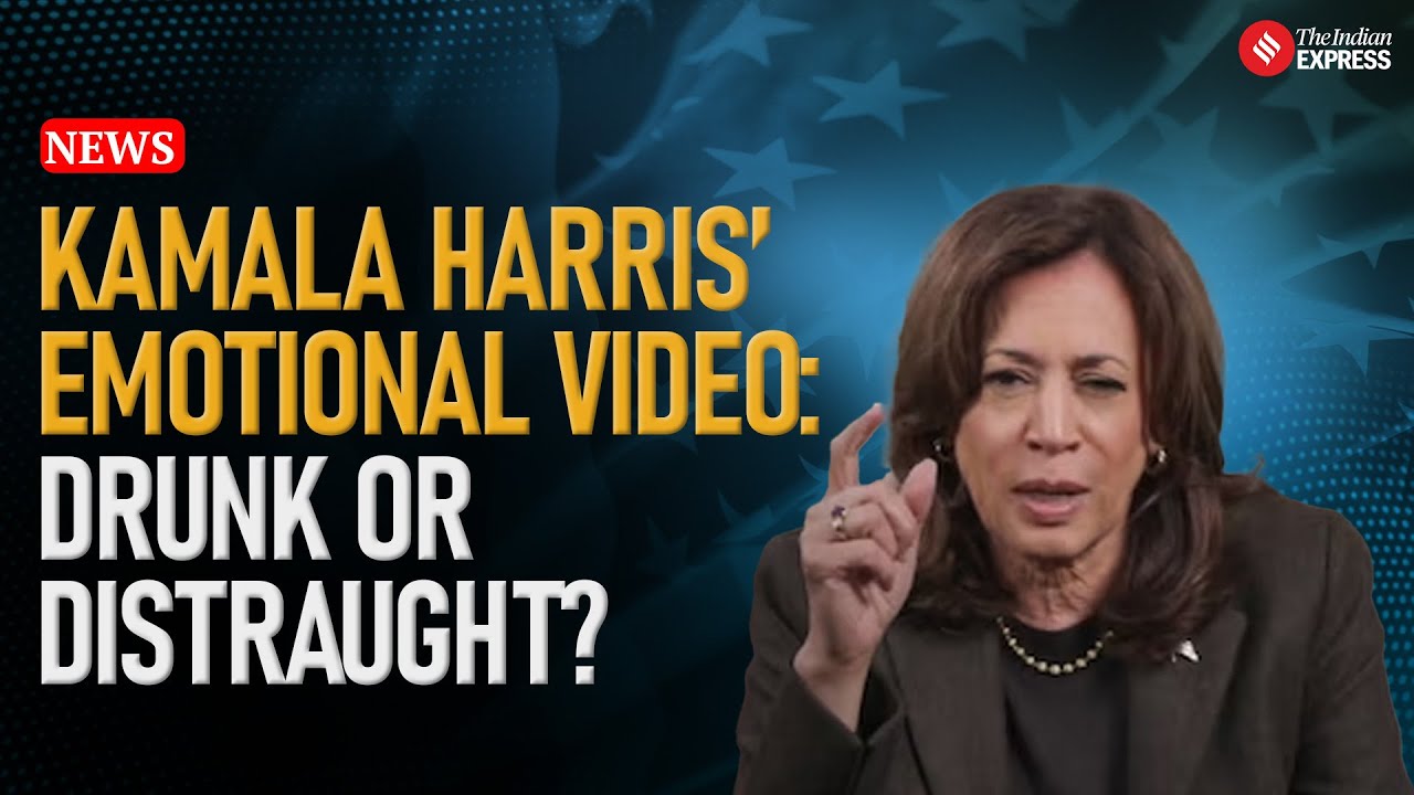 Kamala Harris' Emotional Video Sparks Concerns: Is She Drunk? | US Election 2024
