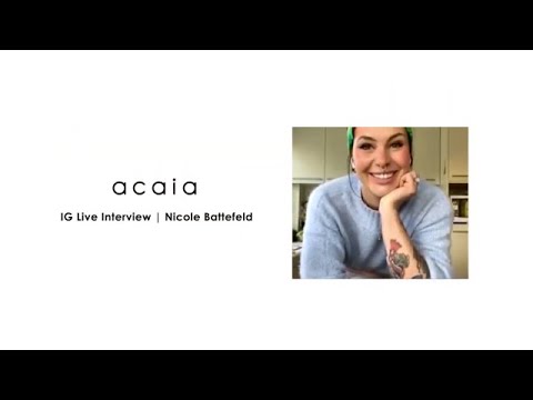 Acaia Live with Nicole Battefeld