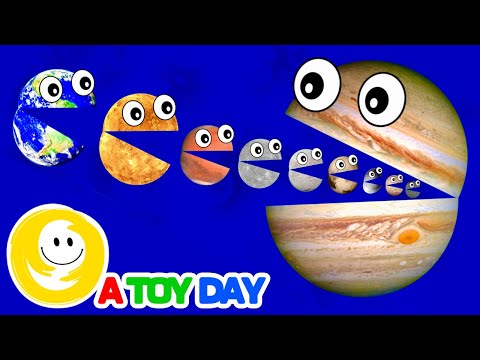 HUNGRY PLANETS ???? ???? COMPILATION | Planet SIZES for BABY | Funny Planet comparison for kids | Planets