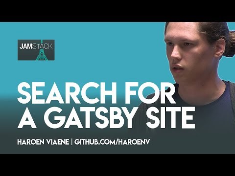 Haroen Viaene — Search for a Gatsby site