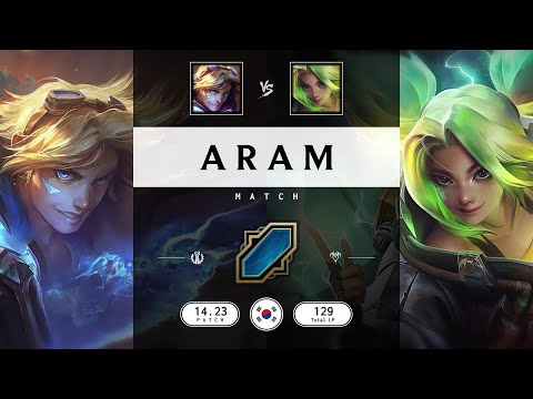 ARAM Match: Super Ezreal vs Super Zeri - KR server Patch 14.23
