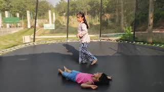 preview picture of video 'Jumping monkeys At Pragati resorts :)'