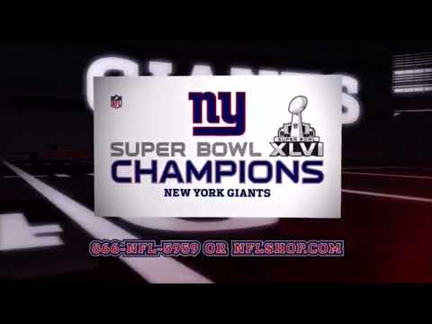 NFL Shop New York Giants Super Bowl XLVI Champions Collection Commercial (2012)