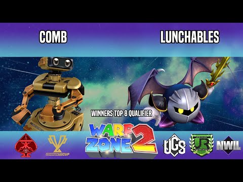 Warp Zone 2 - Winners Top 8 Qualifier - Comb(ROB) Vs. Lunchables(Meta Knight)