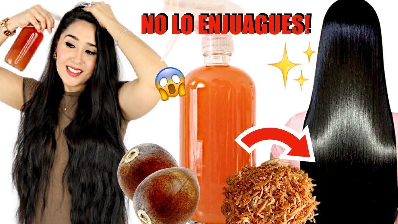 DO NOT RINSE IT AND YOUR HAIR WILL NOT STOP GROWING 😱 STOP HAIR LOSS AND BALDNESS ✨❗️