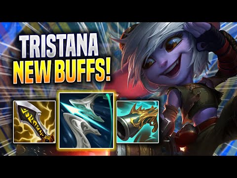 KOREAN CHALLENGER TRIES TRISTANA WITH NEW BUFFS! - Korean Challenger Plays Tristana ADC vs Aphelios!