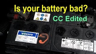 How to tell if your car battery is bad, weak or dead. Signs of a bad alternator. - VOTD