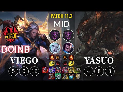 FPX Doinb Viego vs Yasuo Mid - KR Patch 11.2