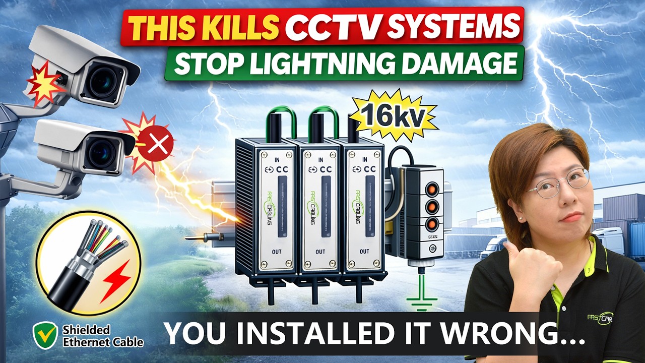 How to Protect Security Cameras from Lightning (Surge Protection Guide)