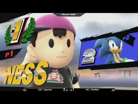 Construct 108  - InC | PowPow vs CsG | Spencer -  Smash 4 Singles WS
