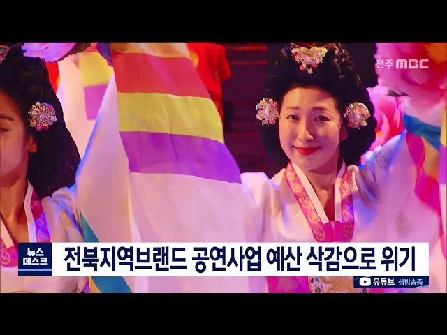 지역브랜드 상설공연사업 위기