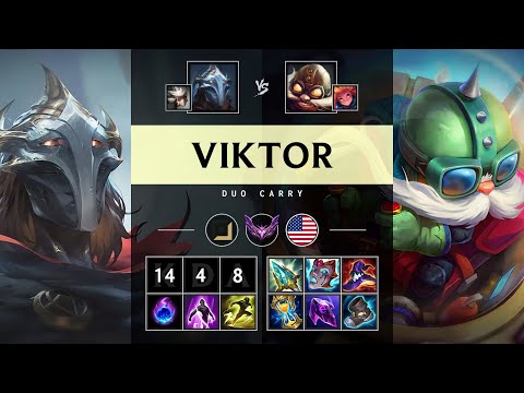 Viktor Carry vs Corki - NA Master Patch 25.21
