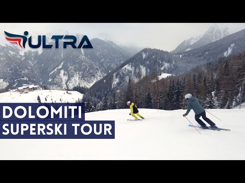 DOLOMITI SUPERSKI TOUR '23 ep. 6 - Pista Fiamme Oro 2, Alpe Lusia con Zorzi e Costazza - IcarusULTRA