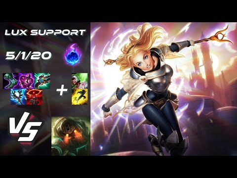 SUPPORT Lux vs Nautilus - EU Challenger Patch 14.23