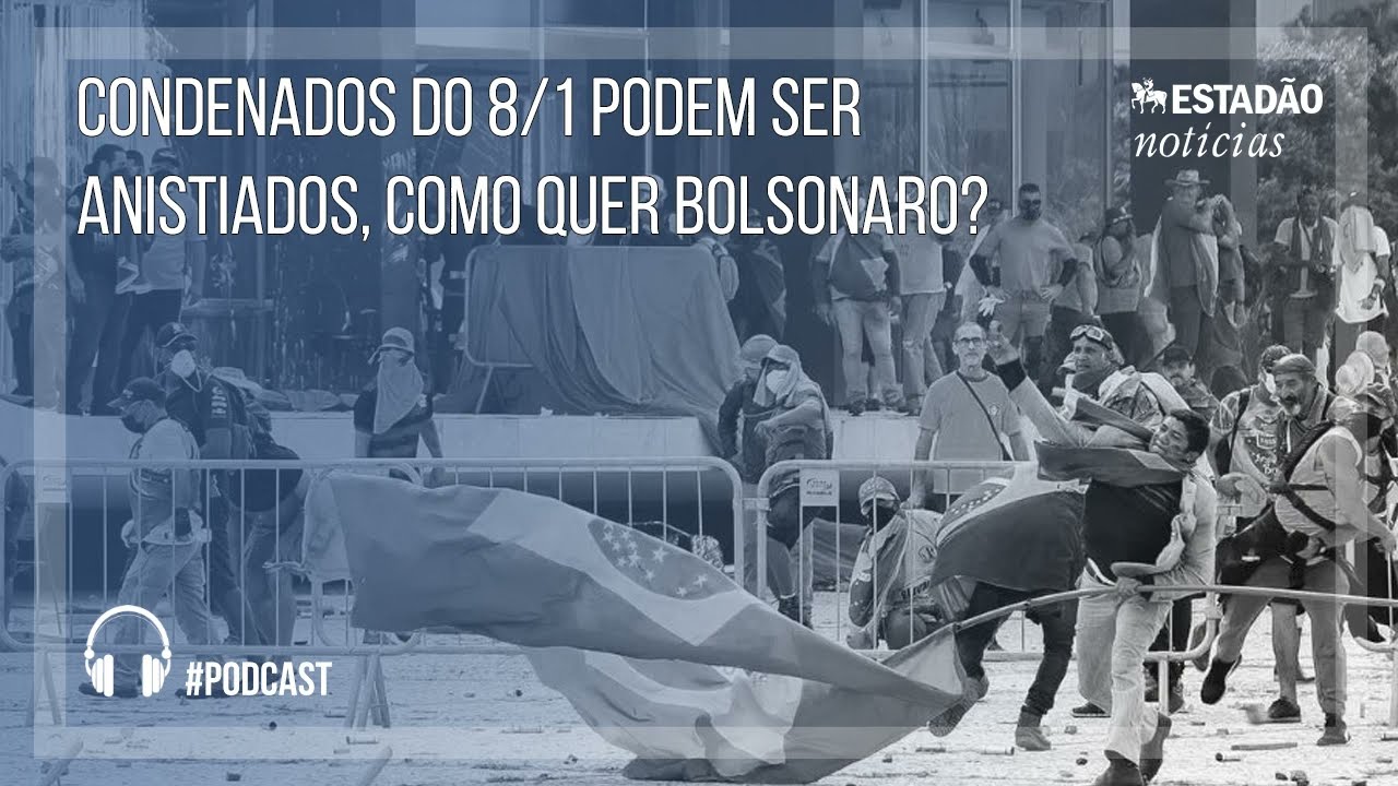 Condenados do 8/1 podem ser anistiados, como quer Bolsonaro?