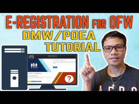 🔴HOW TO REGISTER IN DMW E-REGISTRATION_STEP BY STEP TUTORIAL