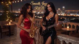 Smooth Jazz & R&B 🌙 Late Night Saxophone & Guitar for Relaxing Romantic Nights