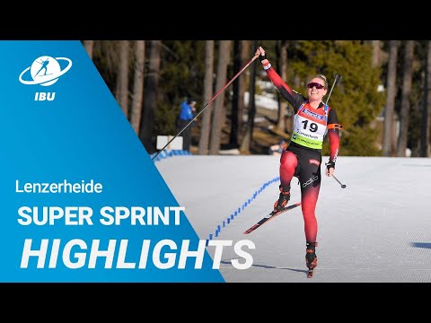 IBU CUP 21/22 Lenzerheide Women Super Sprint Highlights