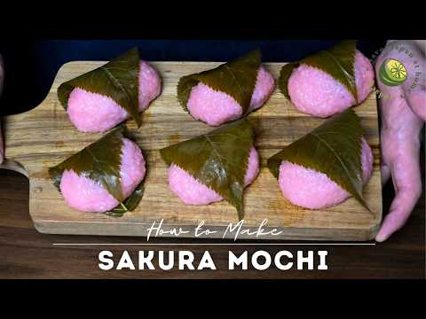 How to Make Sakura Mochi (Cherry Blossom Rice Cakes)