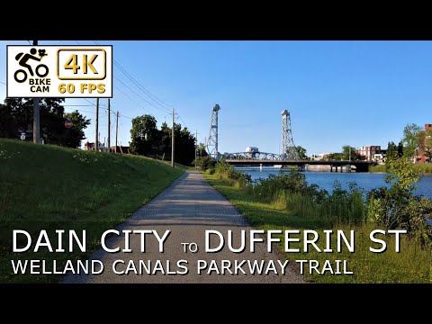 🚴‍♂️ Pedal Paradise: Exploring Welland Canal from Dain City to Dufferin St., Welland, Ontario in 4K!