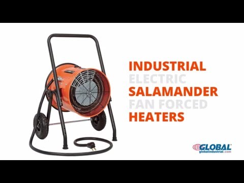 Global portable salamander electric fan forced heaters