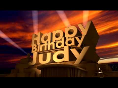 Happy Birthday Judy