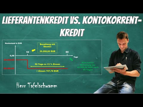 Supplier credit vs. overdraft – overdrawing your account and taking advantage of a discount? Expl...