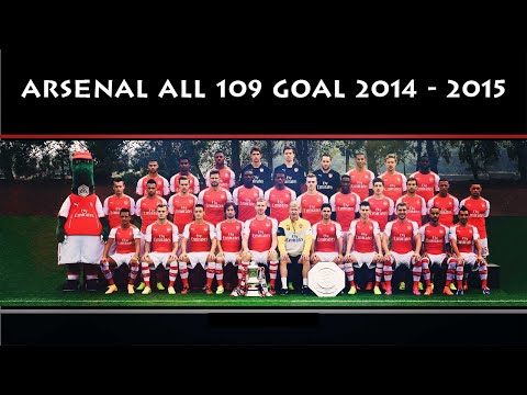 Arsenal  All 109 Goals 2014/2015