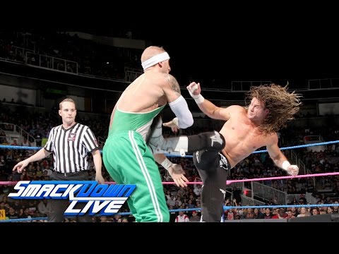 Dolph Ziggler vs. The Spirit Squad – 2-on-1 Handicap Match: SmackDown LIVE, 11. Oktober 2016