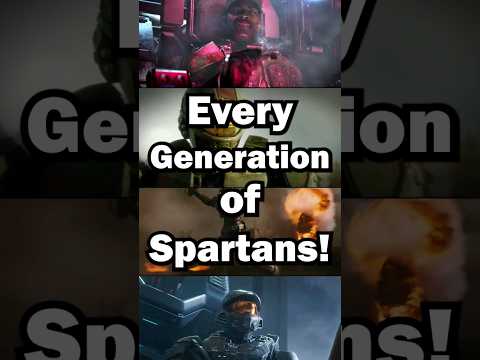 The Four Generations Of Spartans! #halo #facts #gaming