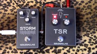 Video thumbnail for Which one? Solo Dallas THE Schaffer Replica compared to STORM pedal with SG & Marshall JMP by gearmanndude
