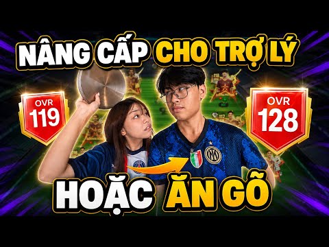 Thử Thách Nâng Cấp Đội Hình FC MOBILE Cho Trợ Lý Xinh Gái Cực Buồn Cười