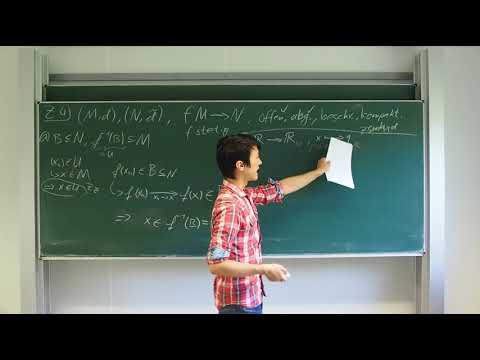 Z04 - Eigenschaften von Bild- und Urbildmengen unter stetigen Abbildungen