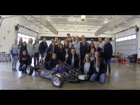RIT racing teams and President Munson experience Monticello Motor Club