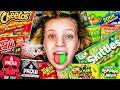 Eating SPICY vs SOUR FOODS!