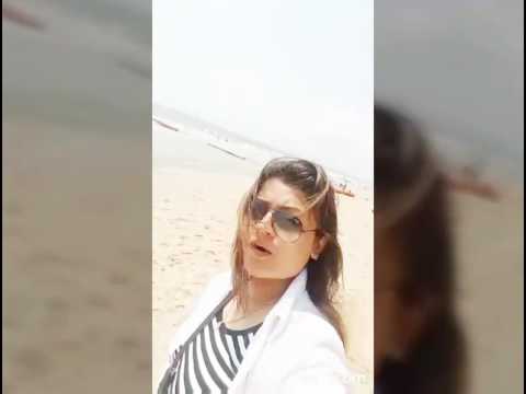 Akhil and aafreen on jomiten beach