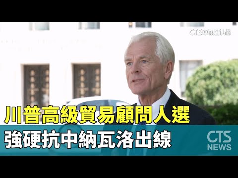 川普高級貿易顧問人選　強硬抗中納瓦洛出線