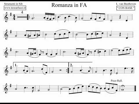 Romanza in Fa - Clarinetto-Tromba e Strumenti in Sib