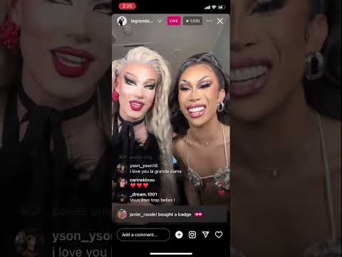 La Grande Dame and Marina Summers IG Live - May 5, 2024
