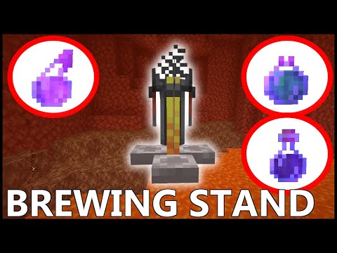 How To Use The BREWING STAND In MINECRAFT