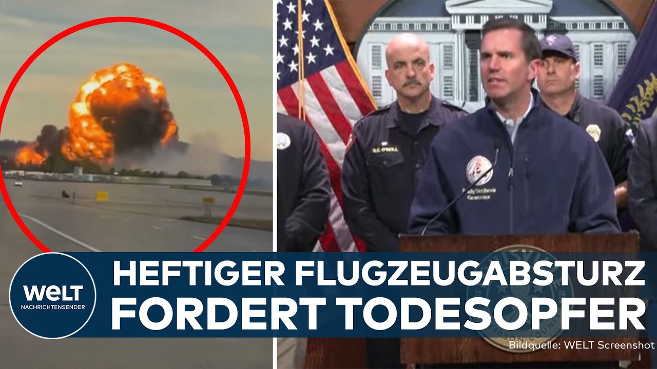 KENTUCKY: Tödlicher Flugzeugabsturz! Flug 2976 kracht in eine UPS-Fabrik in Louisville