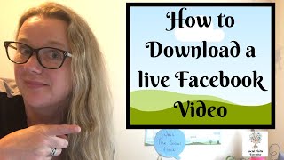 How to download a live video off Facebook in 2023