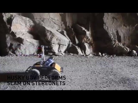 Husky Performs SLAM on Stereonets for Queens University