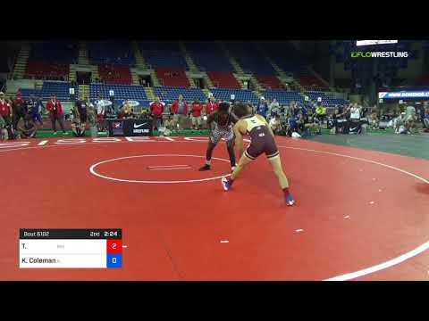 2018 USMC-USAW Cadet & Junior FS Nationals/Junior 152 Quarter-Finals - Tyler Eischens (MN) Vs. Ken