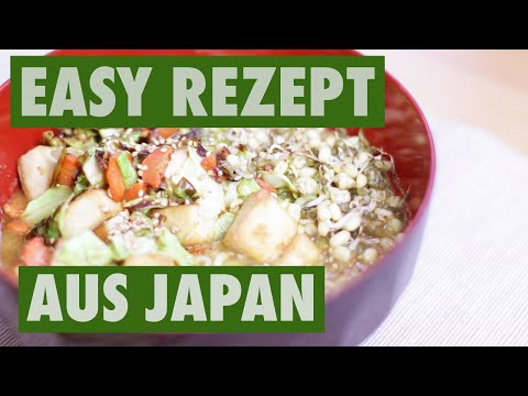 Recipe: Miso Ramen, Japanese noodle soup with tofu | Easy Japanese cooking
