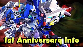 Gundam 00 Part 2 Confirmed for 1st Anniversary (SD G Generation Eternal)