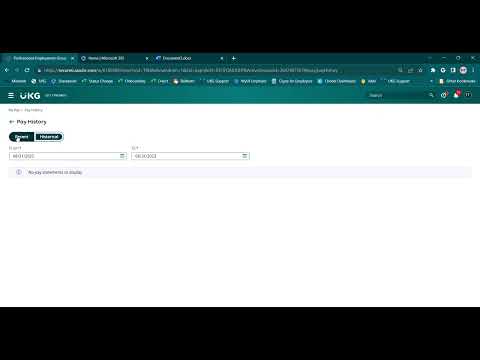 Ukg Tutorial Viewing Paystubs